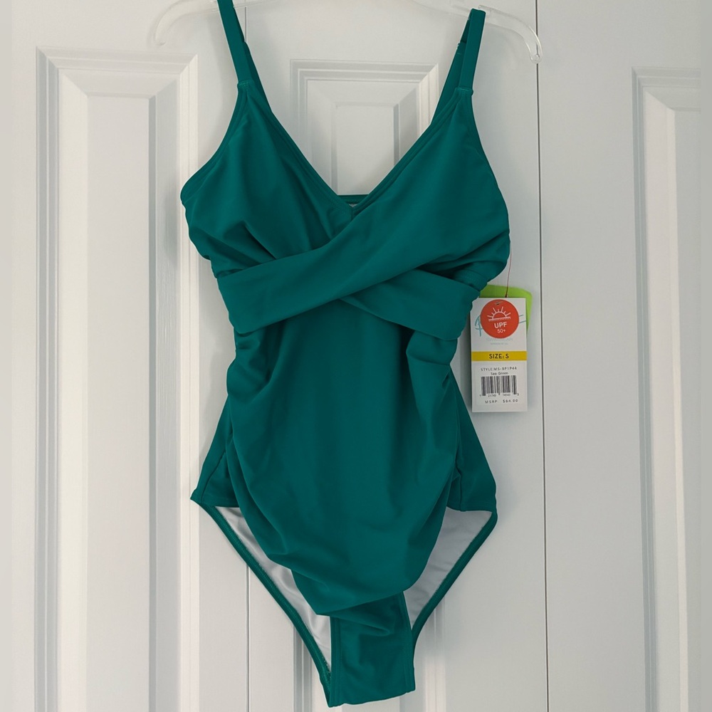 Teal Women's One Piece Swimsuit